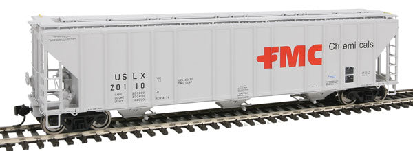 Walthers 920-106108 HO FMC Chemical USLX 55' Evans 4780 Covered Hopper #20110