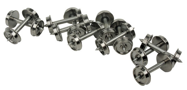 Walthers 920-2300 HO 33" Wheelsets with Metal Axles (Pack of 12)