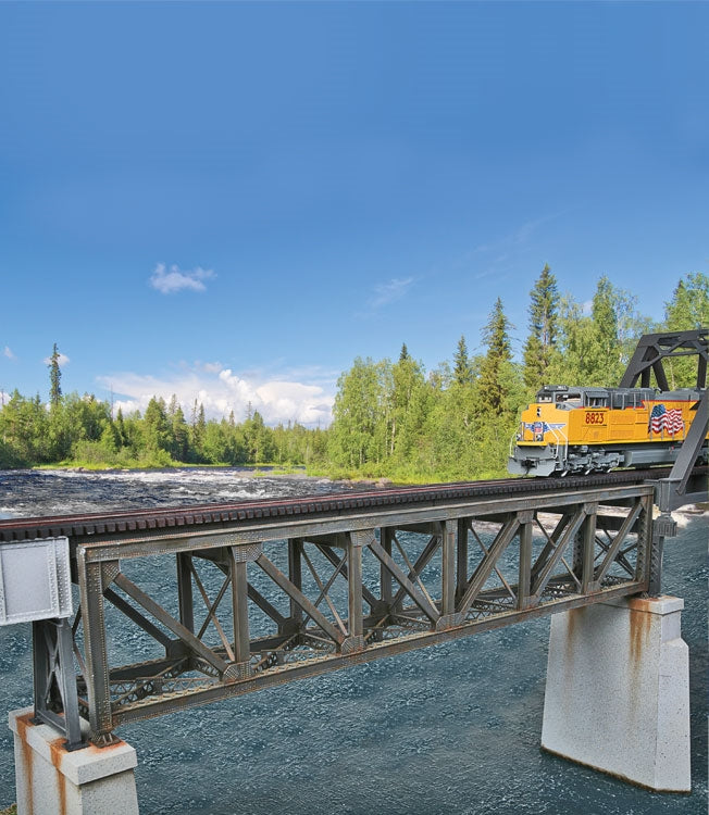 Walthers 933-4520 HO Single-Track Pratt Deck Truss Railroad Bridge Kit
