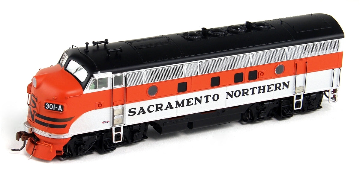 Athearn G22678 HO Sacramento Northern F3A w/DCC & Sound #301D