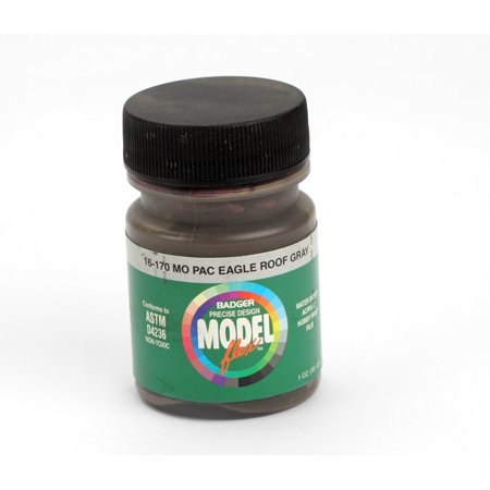 Badger 16-170 Mo Pac Eagle Roof Gray Modelflex Acrylic Paint - 1 oz. Bottle