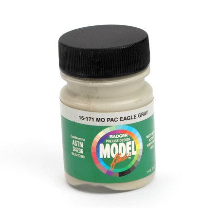 Badger 16-171 Mo Pac Eagle Gray Modelflex Railroad Acrylic Paint - 1 oz. Bottle