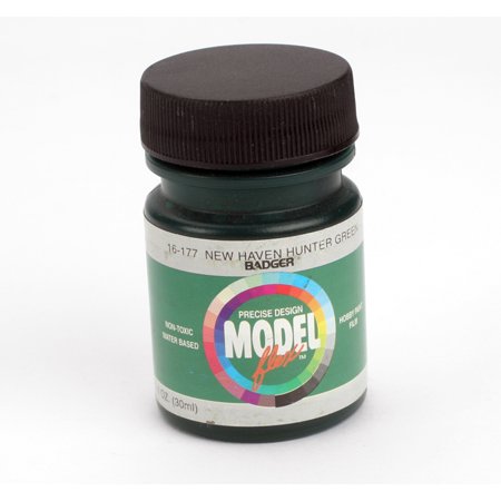 Badger 16-177 NH Hunter Green Modelflex Railroad Acrylic Paint - 1 oz. Bottle