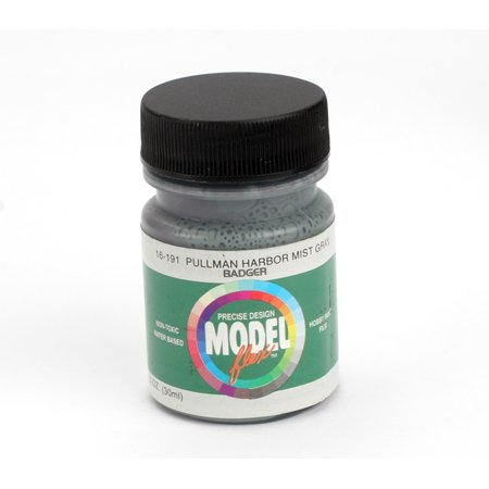 Badger 16-191 Pullman Harbor Mist Gray Modelflex Acrylic Paint - 1 oz. Bottle