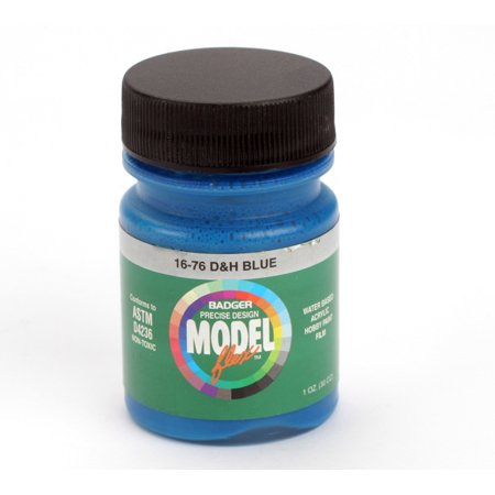 Badger 16-76 D&H Blue Modelflex Railroad Acrylic Paint - 1 oz. Bottle