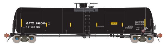 Scale Trains 30073 HO GATX Trinity Rail 31,000 Oil Tank Car Half Ladder #286000
