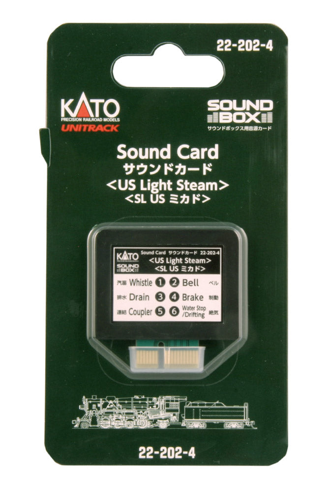 Kato 22-202-4 N US Light Steam Soundcard for Sound Box