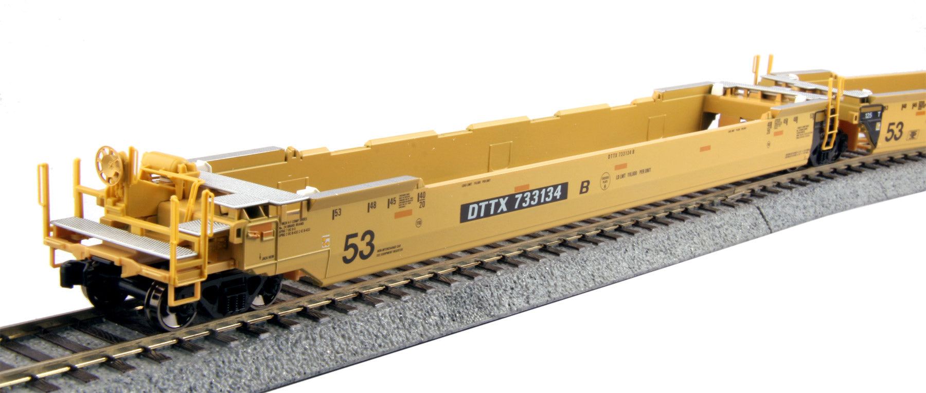 Kato 30-9046 HO TTX Gunderson MAXI-IV Double Stack Well Car Set #733134