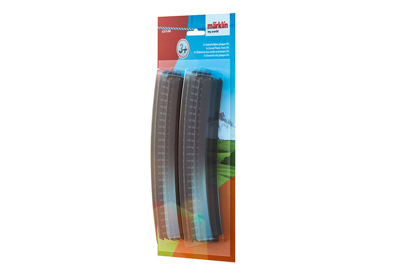 Marklin 23130 HO My World HO R1 Curved Plastic Track (Pack of 6)