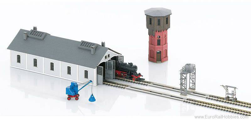 Marklin 89806 Z Small Maintenance Facility Architectural Building Kit Part 2