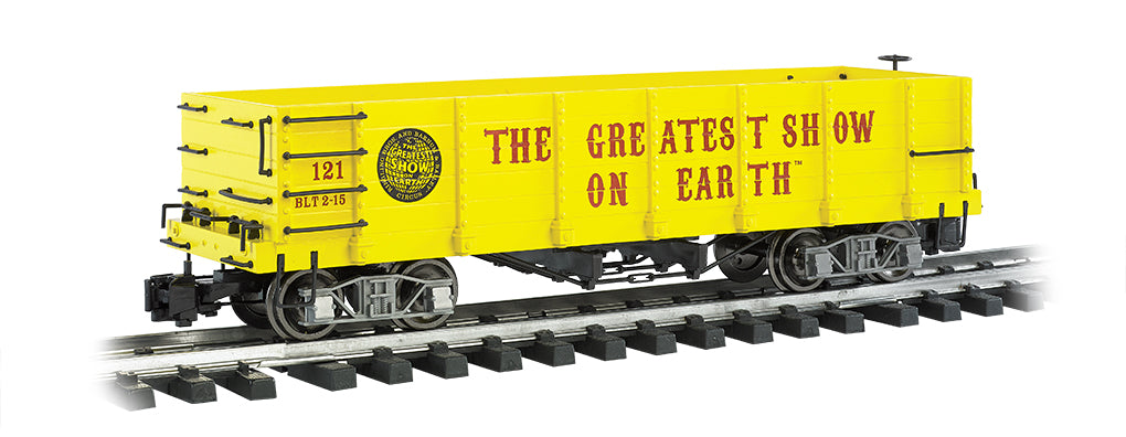 Bachmann 92718 G Scale Ringling Bros & Barnum & Bailey Gondola #121