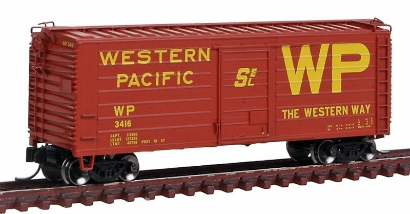 Fox Valley Models 90261 N Western Pacific Short-Rib 40' Rib-Side Boxcar #3416