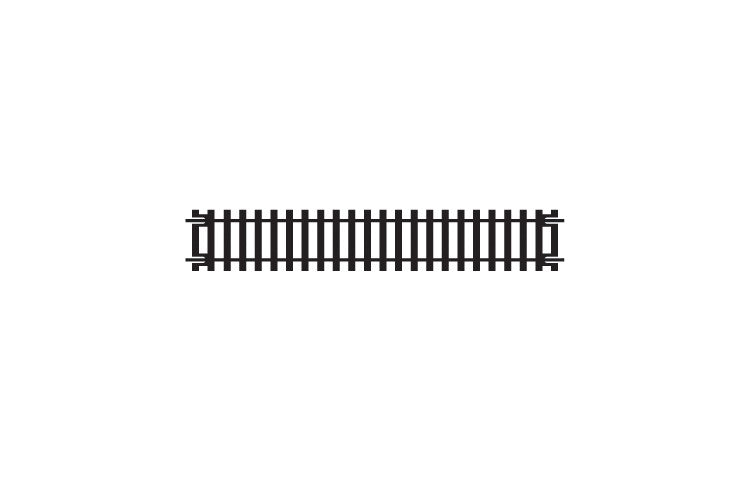 Hornby R600 OO Straight Track 168mm