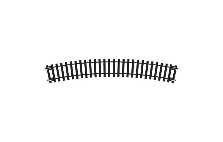 Hornby R608 OO Single Curve 3rd Radius 505mm arc 22.5°