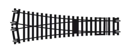 Hornby R8076 OO Y Point Track 852mm arcs 11.25°