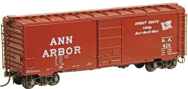 Kadee 4525 HO Ann Arbor 40' PS-1 Boxcar with 6' Door #426
