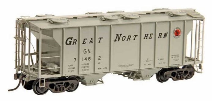 Kadee 8043 HO Great Northern Hat Rib Side PS-2 Two Bay Hopper #71482