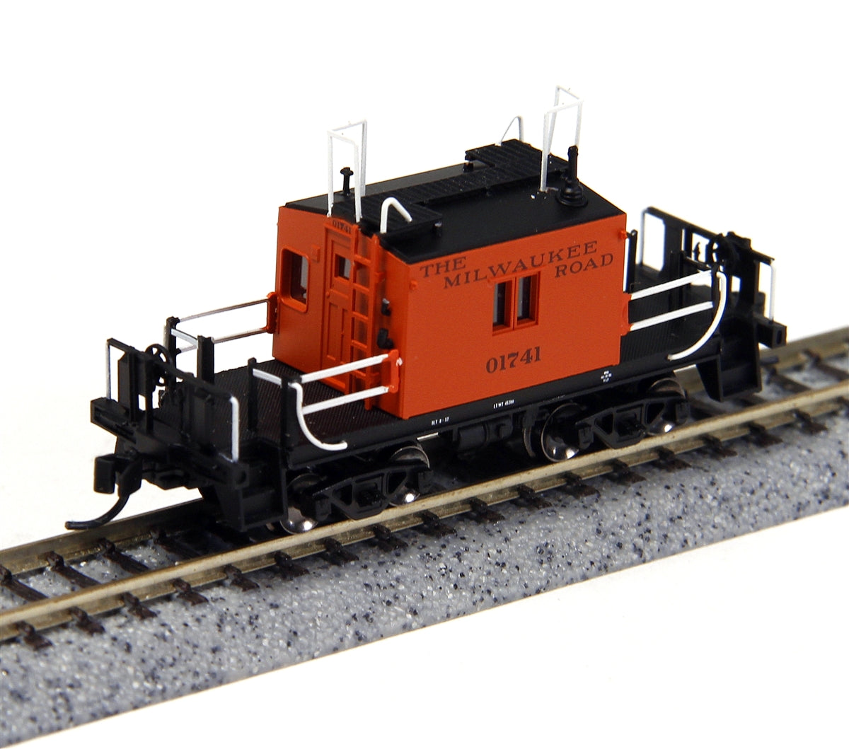 Fox Valley Models 91152 N Milwaukee Road Transfer Caboose #01741