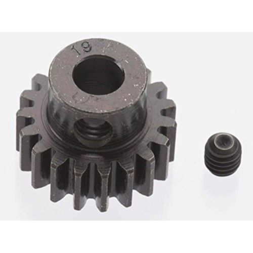 Robinson Racing Products 8619 Extra Hard 19 Tooth Blackened Steel 32p Pinion 5mm