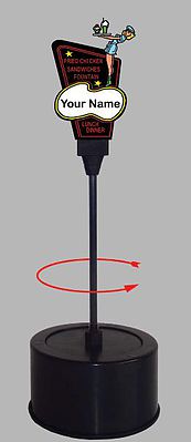 Miller Engineering 55085 HO/O Drive-In Double-Sided Rotating Sign