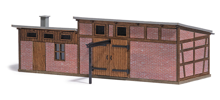 Busch 1905 HO Old Shed Building Kit