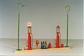 Berkshire Valley 459 O Gulf/Esso 1940'S Gas Station Island Set