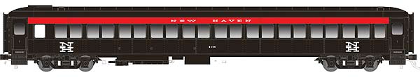 Rapido Trains 509028 N New Haven Lightweight 10-Window Coach No Skirts #8250