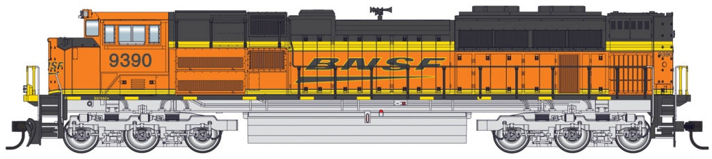 Walthers 910-19814 HO Burlington Northern Santa Fe EMD SD70ACe w/DCC/Sound #9390