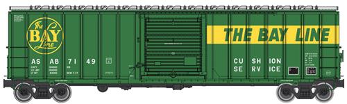 Walthers 910-2128 HO Atlanta & St. Andrews Bay 50' ACF Exterior Boxcar #7149