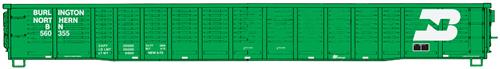 Walthers 910-6053 HO Burlington Northern 53' Corrugated-Side Gondola #560355