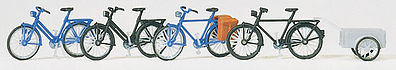 Walthers 949-4124 HO Bikes with Accessories Unpainted Plastic Kit