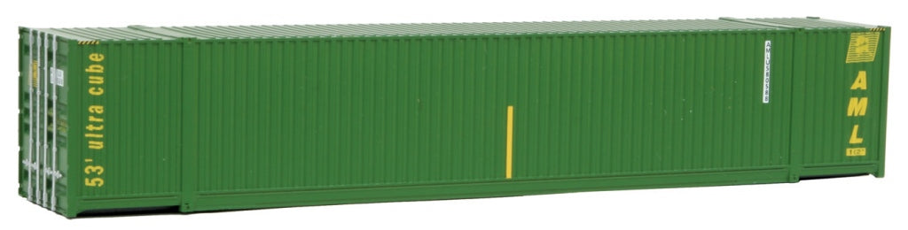 Walthers 949-8510 HO Alaska Marine Lines 53' Singamas Corrugated-Side Container