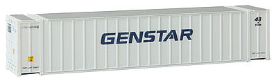 Walthers 949-8844 N Genstar Assembled 48' Ribbed Side Container