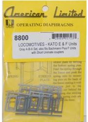American Limited Models 46905 N Diaphragms For Kato E&F units 4 Ends (Gray)