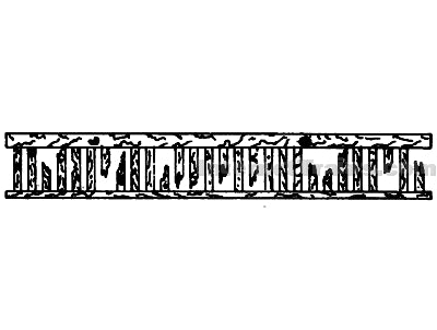 Alexander Scale 1601 HO Ghost Town Railing (6)