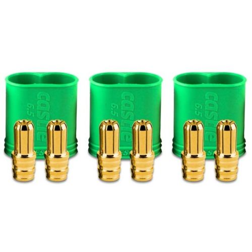 Castle Creations 011-0068-00 6.5mm Polarized Bullet Connector Male Set 200