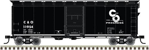 Atlas 20003788 HO Chesapeake & Ohio 40' Boxcar #11954