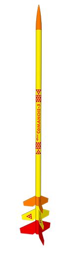 Estes 7245 Comanche-3 Flying Model Rocket Kit