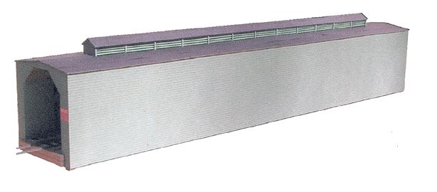 B.T.S. 7140 Sn3 ET&WNC Howe Thru-Truss Covered Bridge Kit