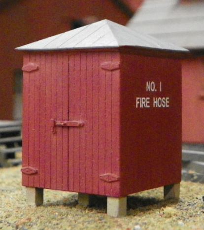 B.T.S. 27750 HO B&O Fire Hose House - Laser-Cut Wood Kit (Pack of 6)