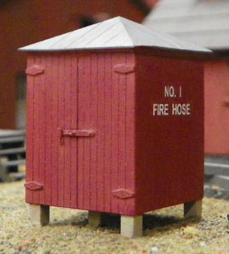 B.T.S. 17750 O B&O Fire Hose House Laser-Cut Craftsman Building Kit (Pack of 3)