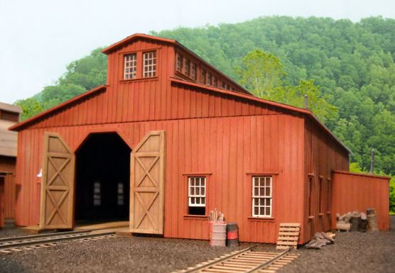 B.T.S. 27487 HOn3 McCabe Lumber Rail Facility Series - Machine Shop Kit