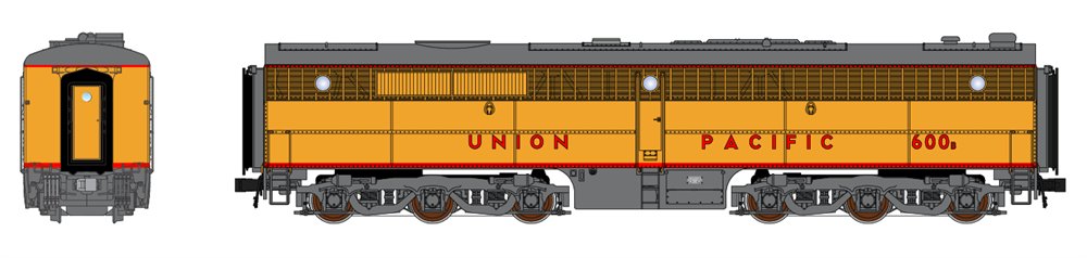 Broadway Limited 3398 N Union Pacific Alco PB1 Paragon2™ Diesel Locomotive #602B