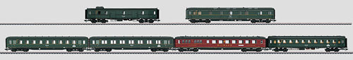 Marklin 43256 HO D 12 Berlin – Stuttgart Express Train Passenger Car Set (6)