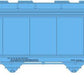 Atlas 20003561 HO Oxy Vinyls ACF 5800 4-Bay Covered Hopper #1700