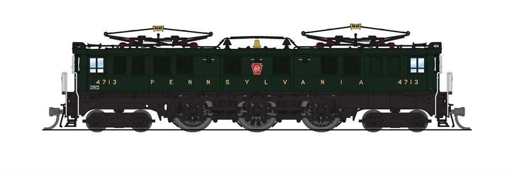 Broadway Limited 3955 N PRR P5a Boxcab Freight Type with Sound/DC/DCC #4713