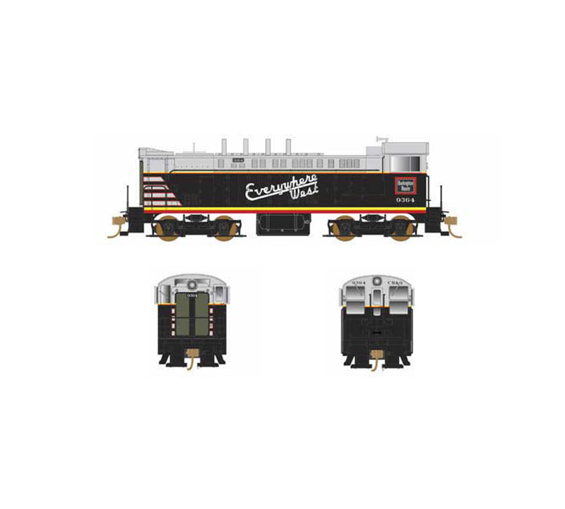 Bowser 24212 HO Chicago, Burlington & Quincy Baldwin VO-1000 #9364