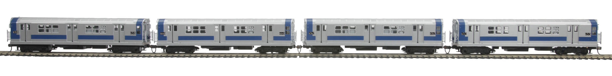 MTH 80-2346-0 HO MTA R-17 Subway Passenger Car Set - DCC Ready (Set of 4)