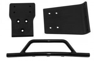 RPM 80022 Black Front Bumper & Skid Plate for the Traxxas Slash 4×4