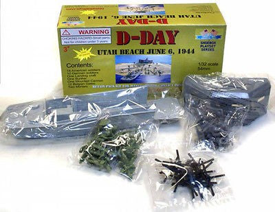 Playsets 40027 1:32 WWII D-Day Utah Beach Boxed Playset